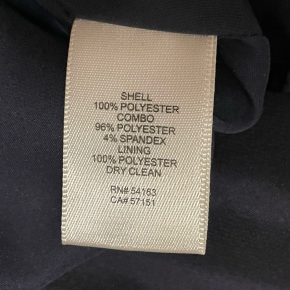 Elija J Navy Blue Sequins V Neck Strappy Navy Blue Midi Dress Size 2 EUC - Picture 12 of 14